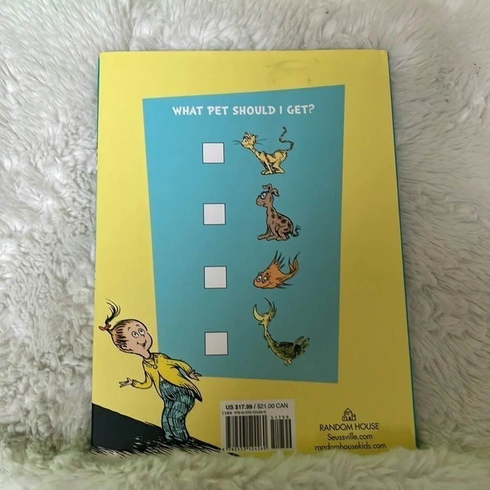 Book Dr. Seuss ( What pet should I Get ? ) Brand new with original cover .